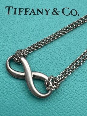 Jewelry Tiffany & and Co 925 sterling silver 76.00” double row necklace chain in